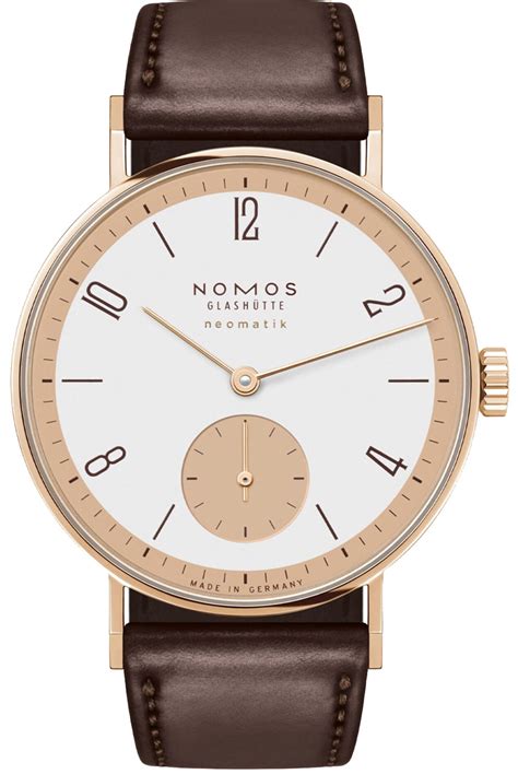 nomos glashütte neomatik rose gold herrenuhr wempe